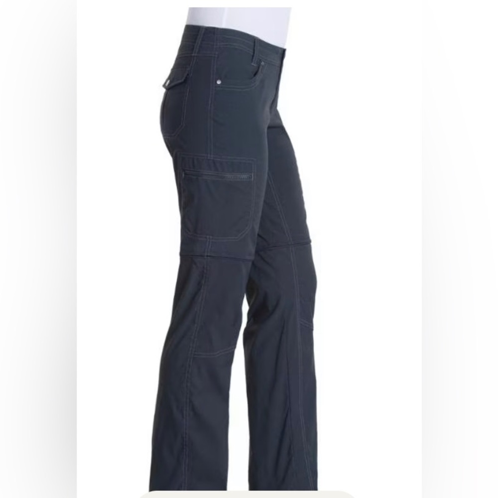 KUHL Kliffside Black Convertible Pants for Women Worn Once Size 8 Like New